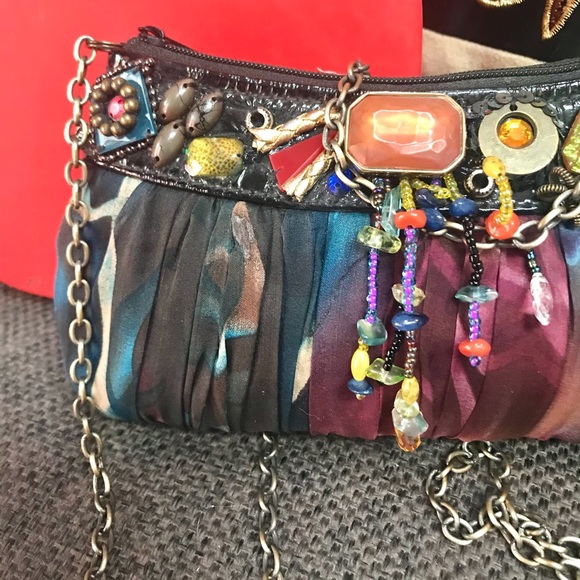Mary Frances one of a kind embellished mini bag - Picture 8 of 14